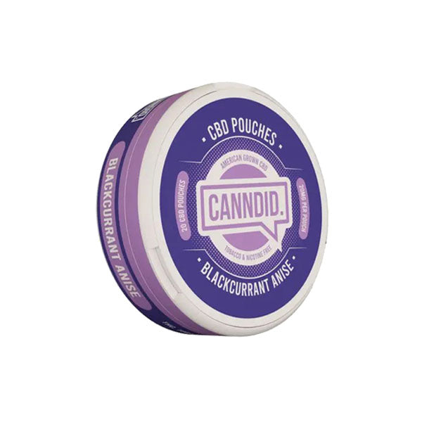 Canndid 20mg CBD Pouches - Blackcurrant Anise (BUY 1 GET 1 FREE)